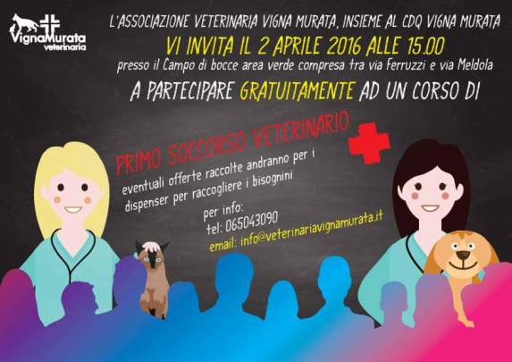 corso di primo soccorso veterinario