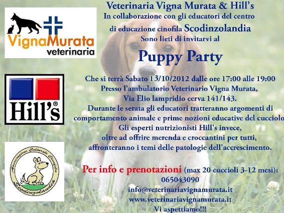 puppy party cuccioli roma